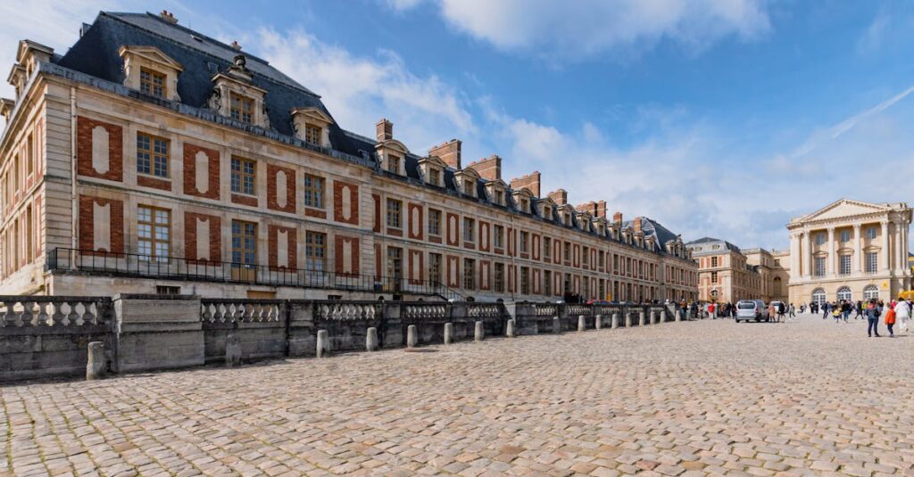 Facade of the Ministers Wings at the Palace Of Versailles