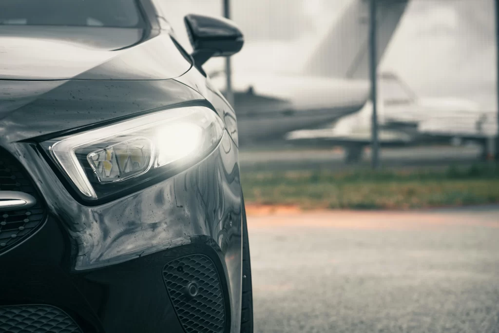 Private airport transfer Paris - Paris Premium Shuttle chauffeur with luxury vehicle at Charles de Gaulle airport